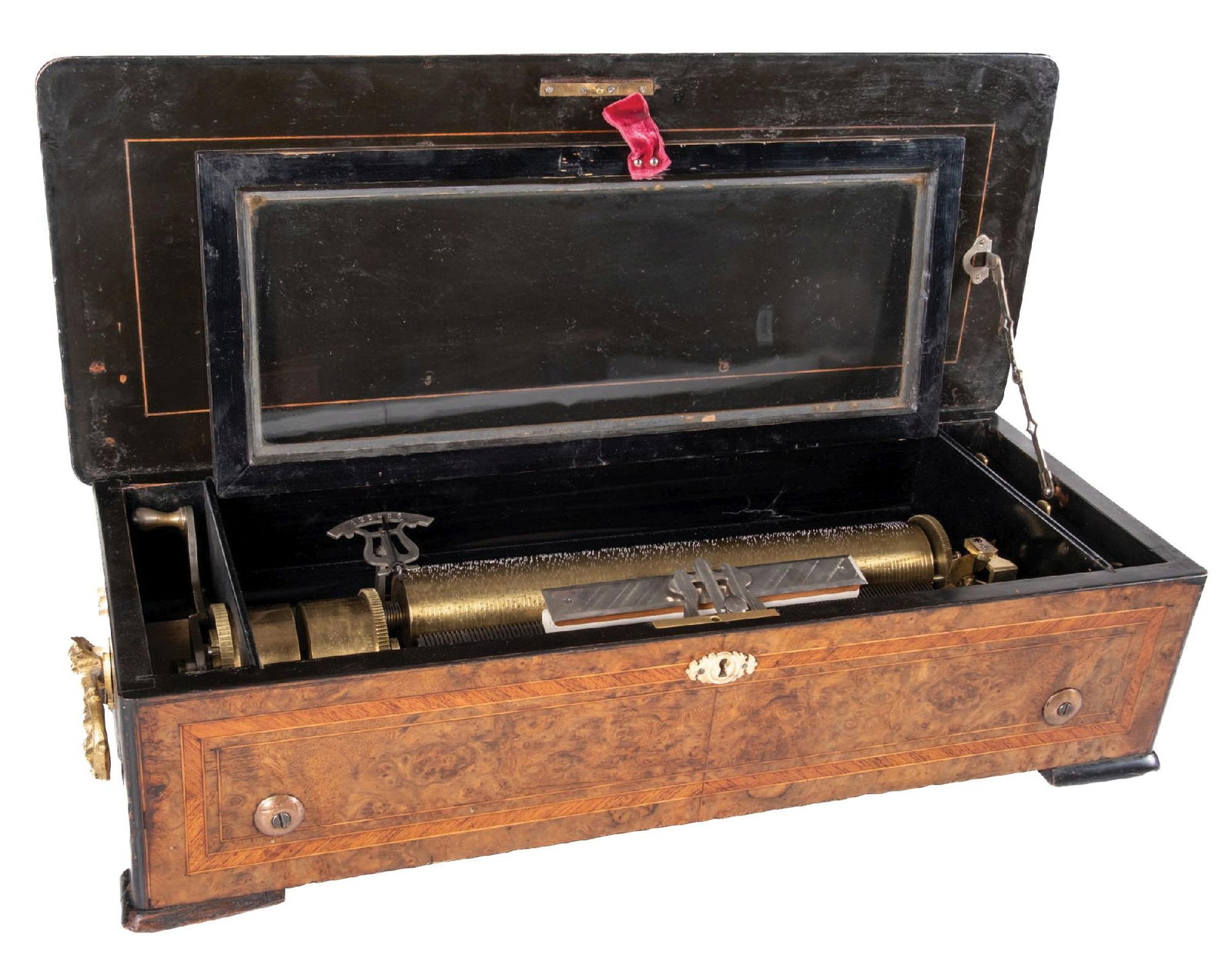 SWISS CYLINDER MUSIC BOX PLAYING