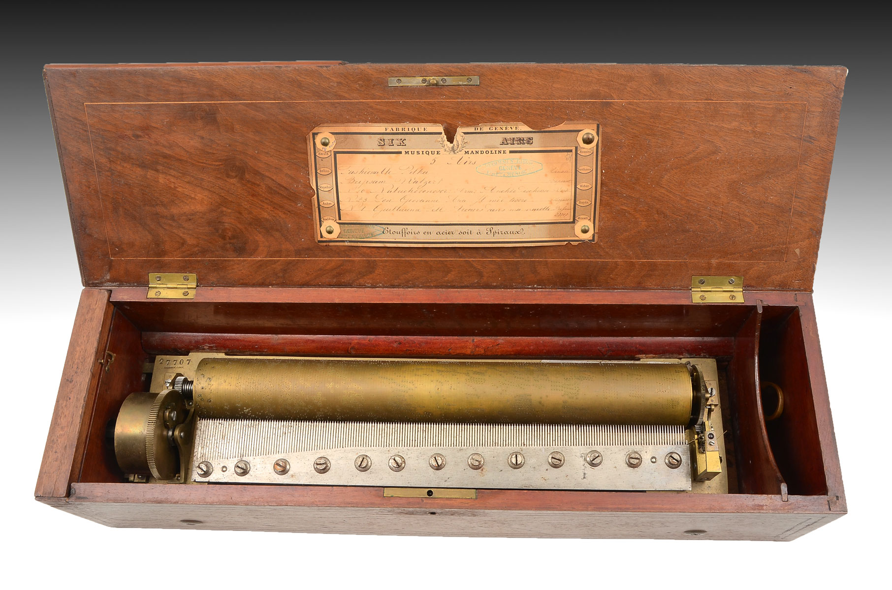 SWISS DUCOMMUN GIROD MUSIC BOX: 5