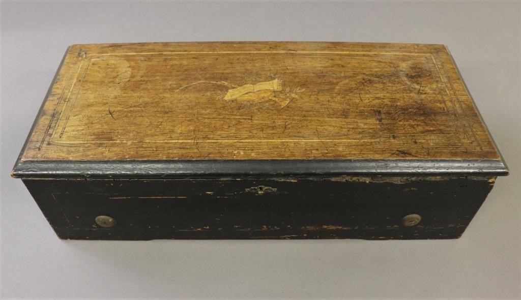 Swiss eight-tone music box, 11"