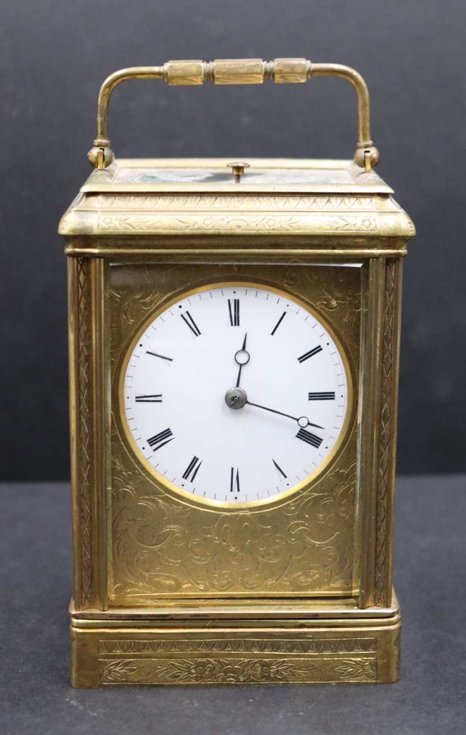 SWISS GILT CORNICHE CASED