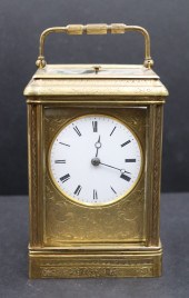 SWISS GILT CORNICHE CASED CARR