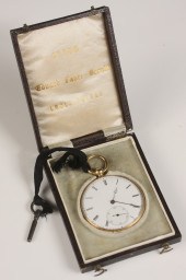 SWISS GOLD POCKETWATCH - Swiss