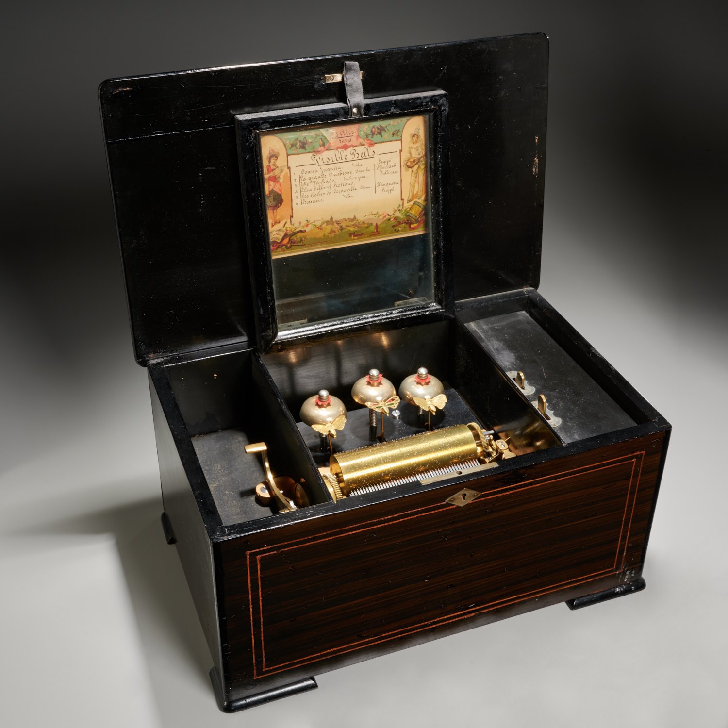 SWISS HARDWOOD INLAID CYLINDER