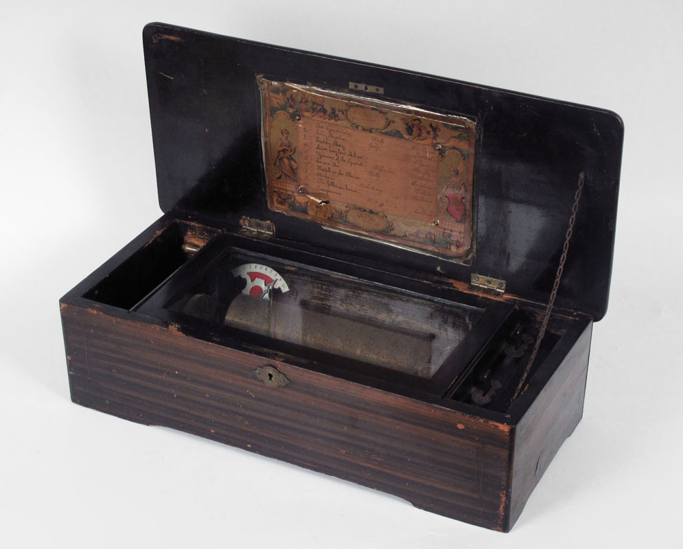 SWISS INLAID CYLINDER ROLL MUSIC