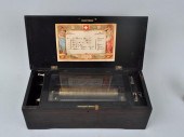 SWISS INLAID MAHOGANY MUSIC BO