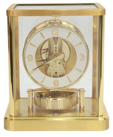 SWISS JAEGER-LECOULTRE GILT-BRASS