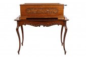 SWISS OAK MUSIC BOXwith manufa