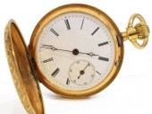 SWISS SANDOZ & FILS 18KT HUNTE
