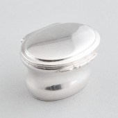 Swiss Silver Oval Vinaigrette,