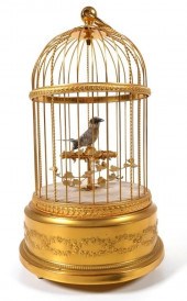 SWISS SINGING BIRD CAGE AUTOMA