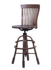 SWIVEL BAR STOOL WITH SEAT BAC