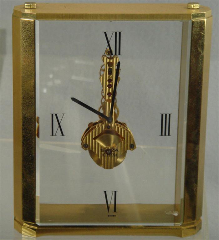 Swiza Athena desk clock with 19 j