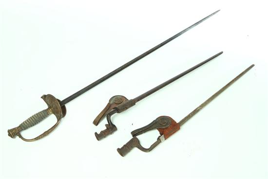 SWORD AND TWO BAYONETS. 