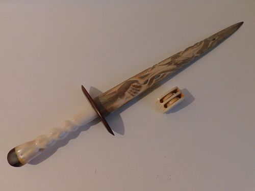 SWORD FISH SWORD & BONE BLOCK