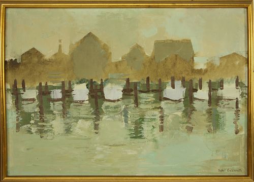 SYBIL GOLDSMITH OIL ON CANVAS