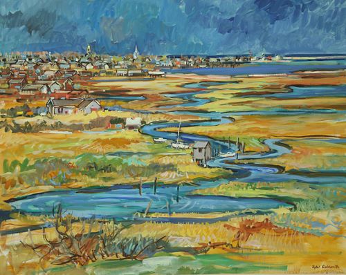 SYBIL GOLDSMITH OIL ON CANVAS