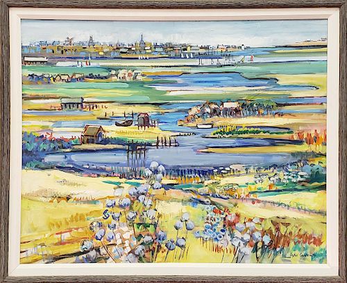 SYBIL GOLDSMITH OIL ON CANVAS