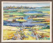 SYBIL GOLDSMITH OIL ON CANVAS