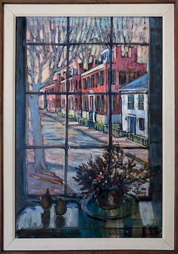 SYBIL GOLDSMITH OIL ON CANVAS