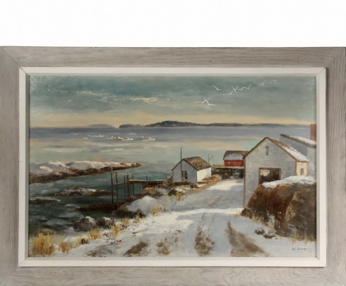 SYD BROWNE (NY, 1907-1991) Winter