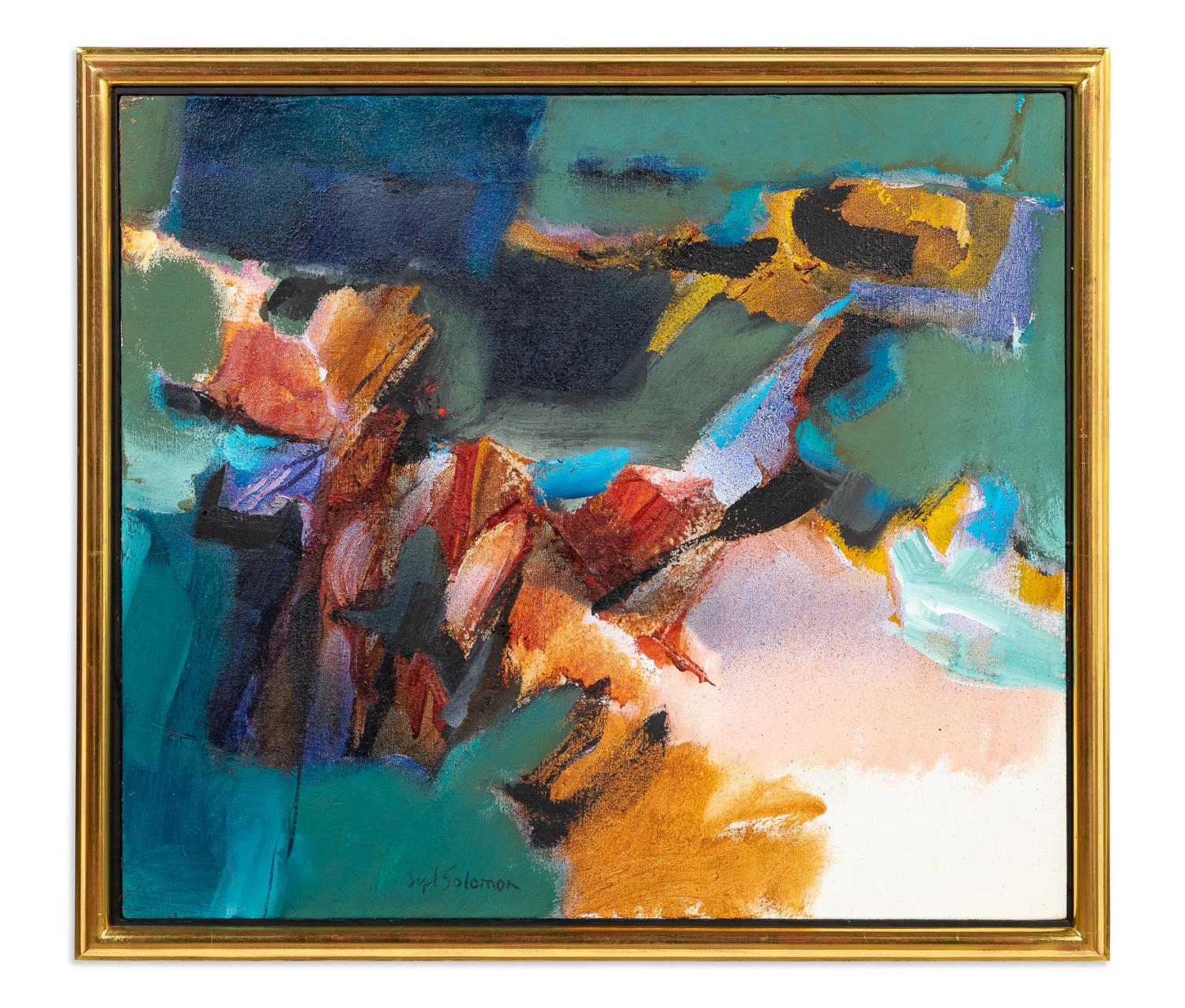 SYD SOLOMON, OIL ON CANVAS