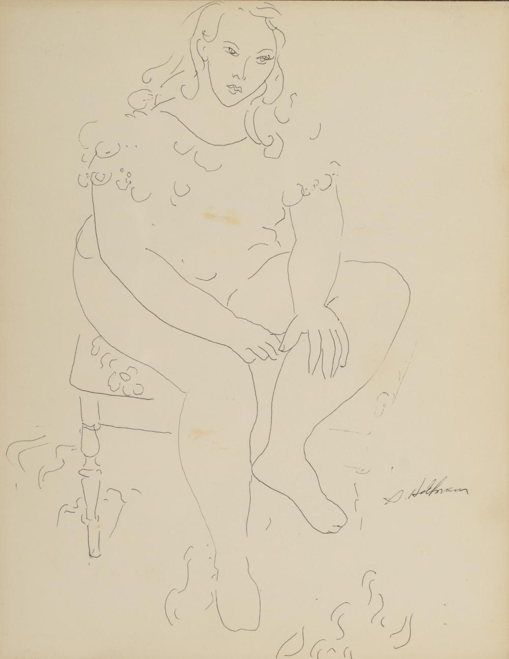 SYDNEY HELFMAN: SEATED
