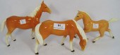 Sylvac Palomino Horse Grazing