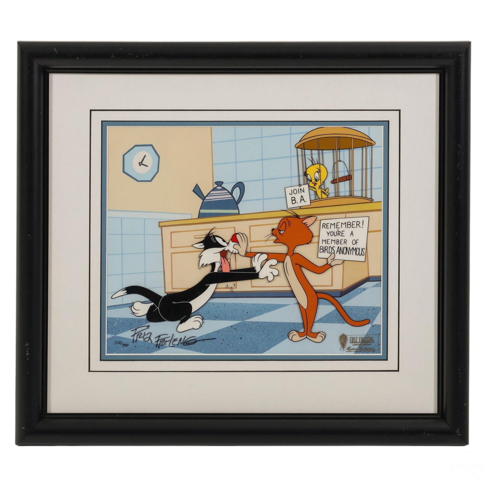 SYLVESTER & TWEETY SIGNED BIRDS