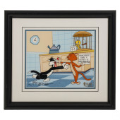 SYLVESTER & TWEETY SIGNED BIRD