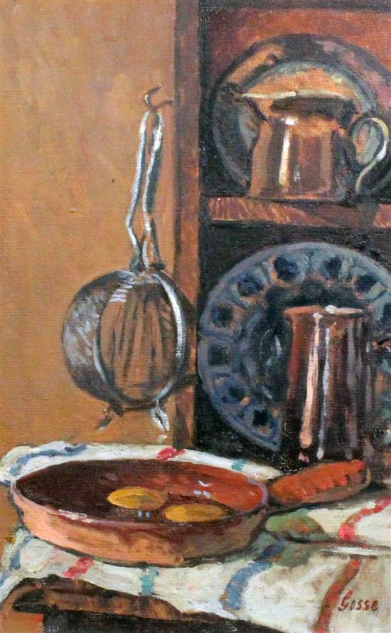 Sylvia Gosse (1881-1968) oil on