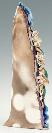 SYLVIA HYMAN TALL CERAMIC SCUL