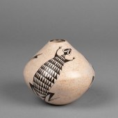 SYLVIA NAHA, JAR WITH LIZARD D