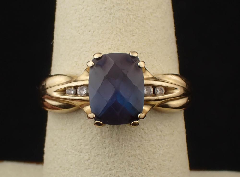 SYNTHETIC ALEXANDRITE AND DIAMOND