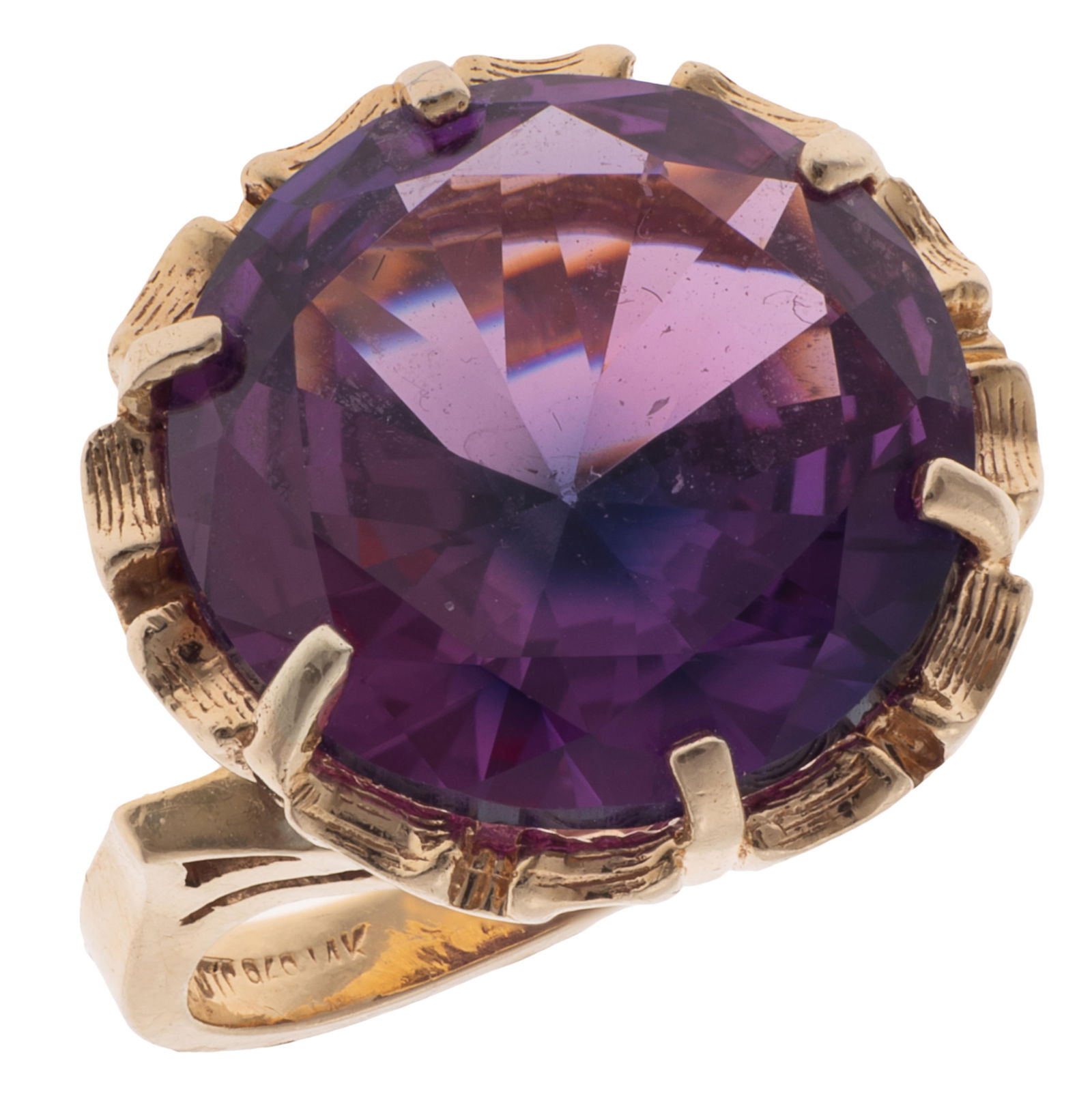 SYNTHETIC ALEXANDRITE-LIKE, 14K