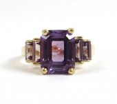 SYNTHETIC ALEXANDRITE RINGSYNT