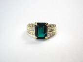 SYNTHETIC EMERALD AND FOURTEEN
