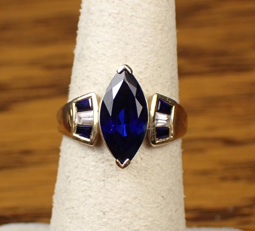 SYNTHETIC SAPPHIRE AND FOURTEEN
