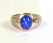 SYNTHETIC STAR SAPPHIRE AND DI