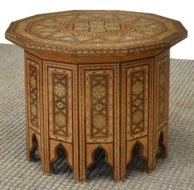 SYRIAN ARABESQUE MOP INLAID