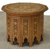 SYRIAN ARABESQUE MOP INLAID HO