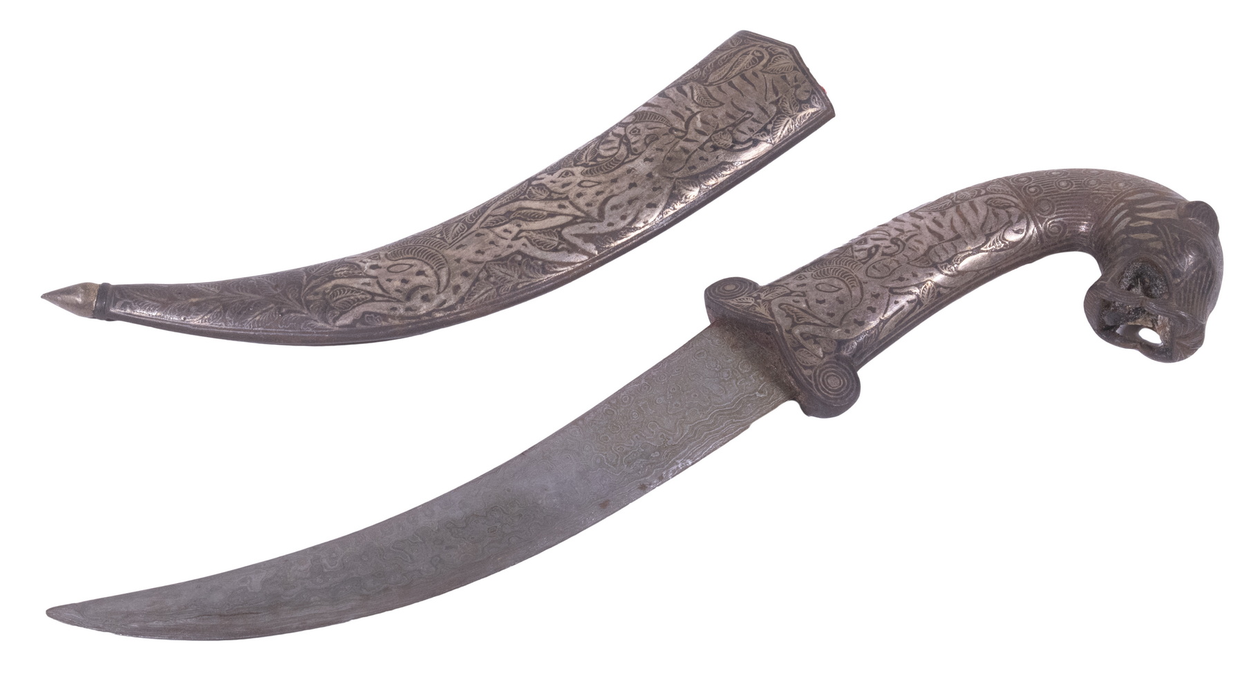 SYRIAN NIELLO DAGGER Silver