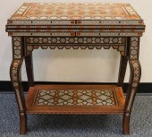 SYRIAN PARQUETRY INLAID WOOD G