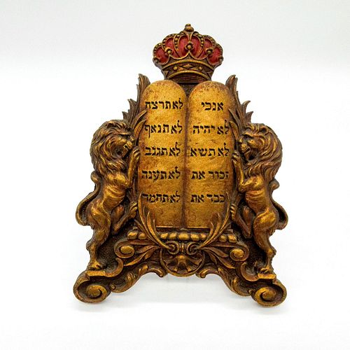 SYROCO WOOD WALL PLAQUE, THE TEN