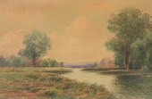 T. BAILEY RIVER LANDSCAPE WC P