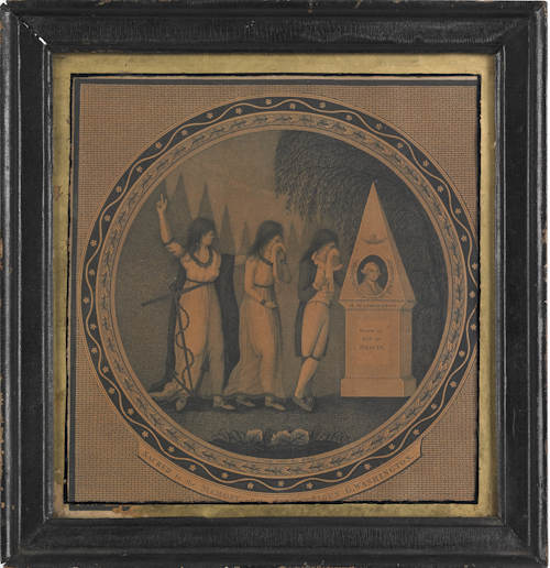 T. Clarke engraving of three