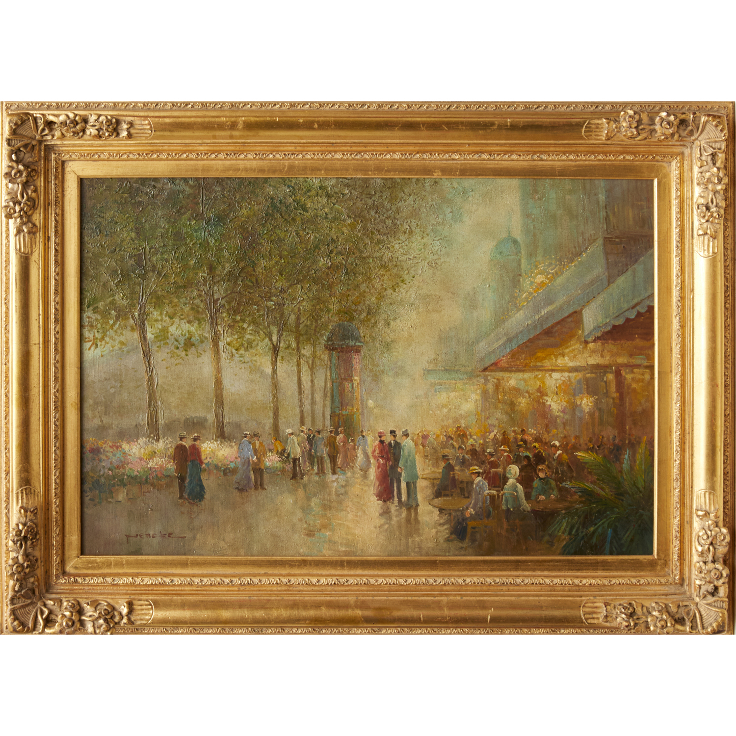 T. E. PENCKE, PARIS STREET SCENE,