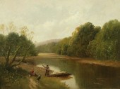 T. HARDY OIL ON CANVAS "THE RI