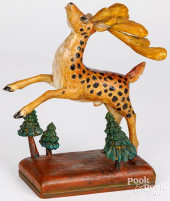 T. HEAD, CARVED AND PAINTED LE