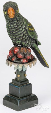 T. HEAD, CARVED AND PAINTED PA