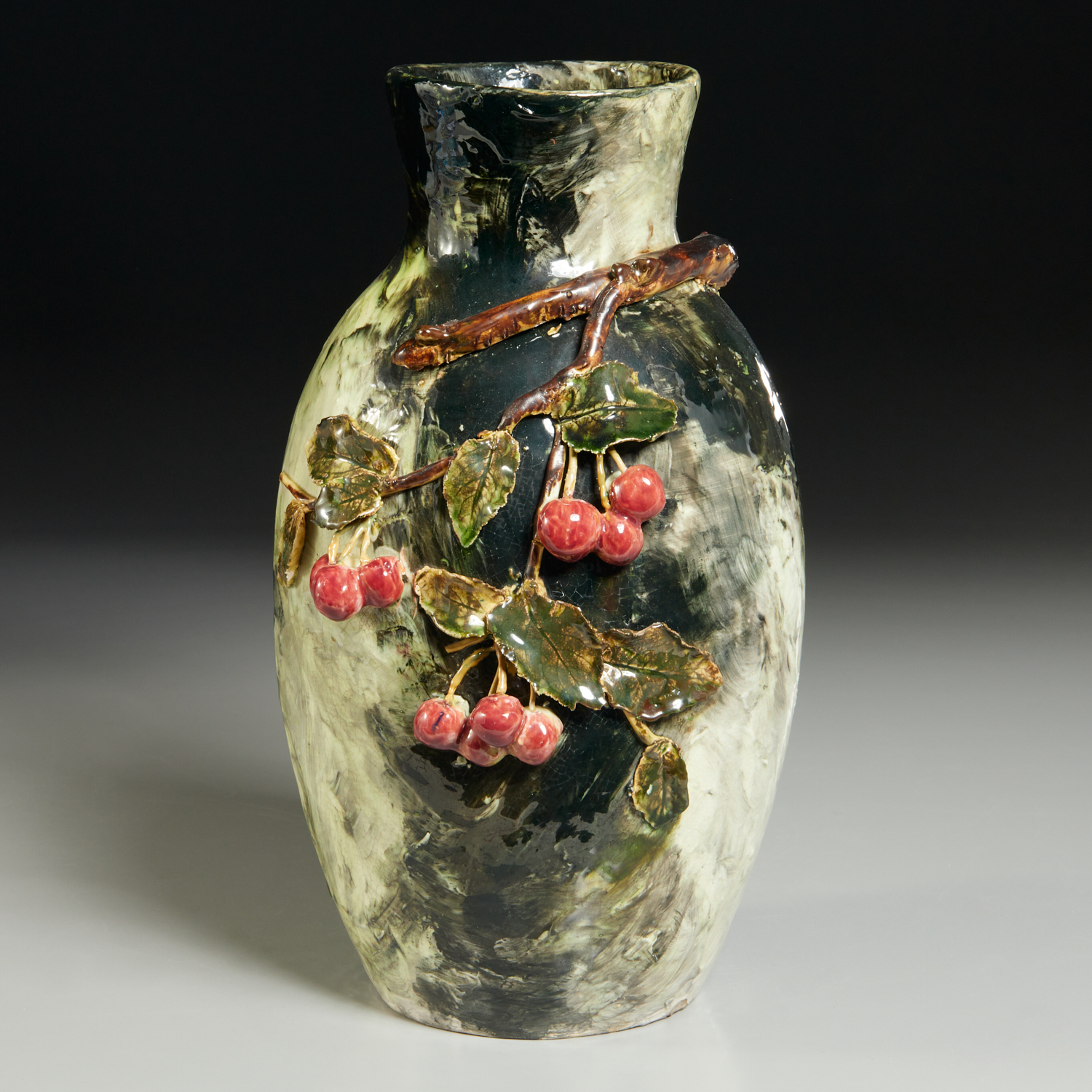 T. J. WHEATLEY, CERAMIC VASE c.
